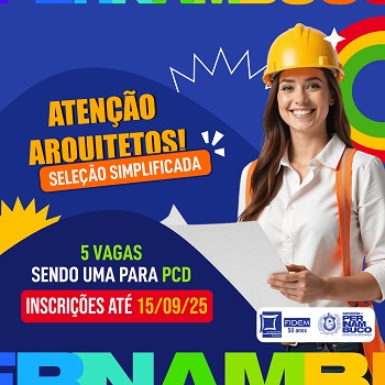 Imagem da matéria: Condepe/Fidem realiza seleção simplificada para contratação de arquitetos