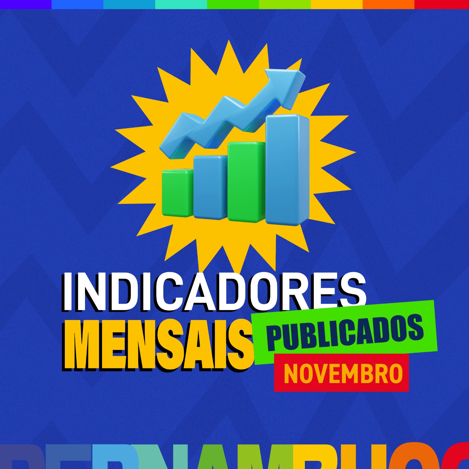 Imagem da matéria: Índices setoriais da economia pernambucana em novembro são divulgados pela Condepe/Fidem