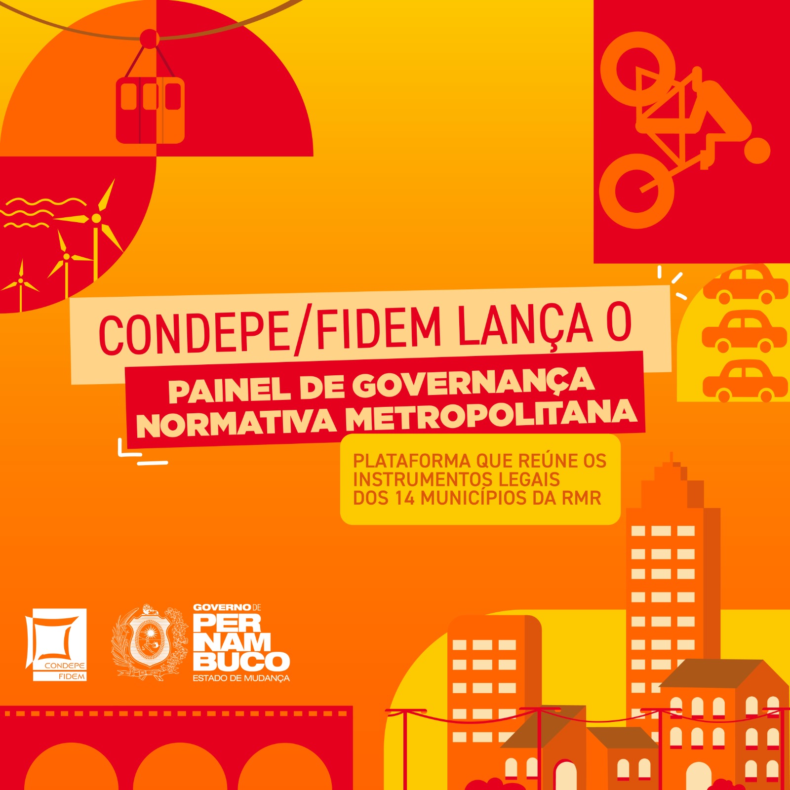 Imagem da matéria: Condepe/Fidem lança Painel de Governança Normativa Metropolitana, ferramenta que reúne legislações de todos os municípios da RMR