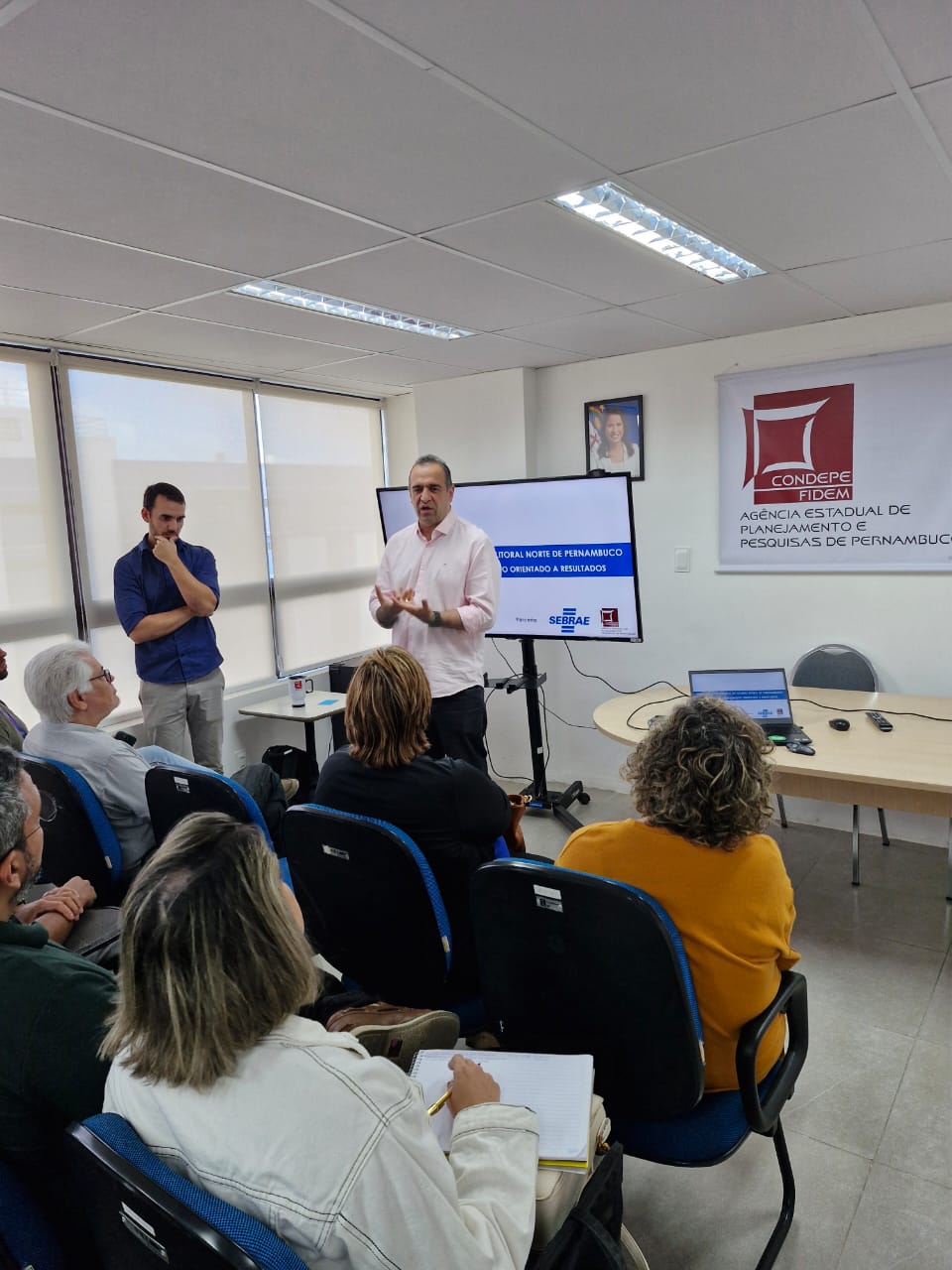 Imagem da matéria: Representantes municipais do Litoral Norte se reúnem para debater o Território Estratégico da região na sede da Condepe/Fidem