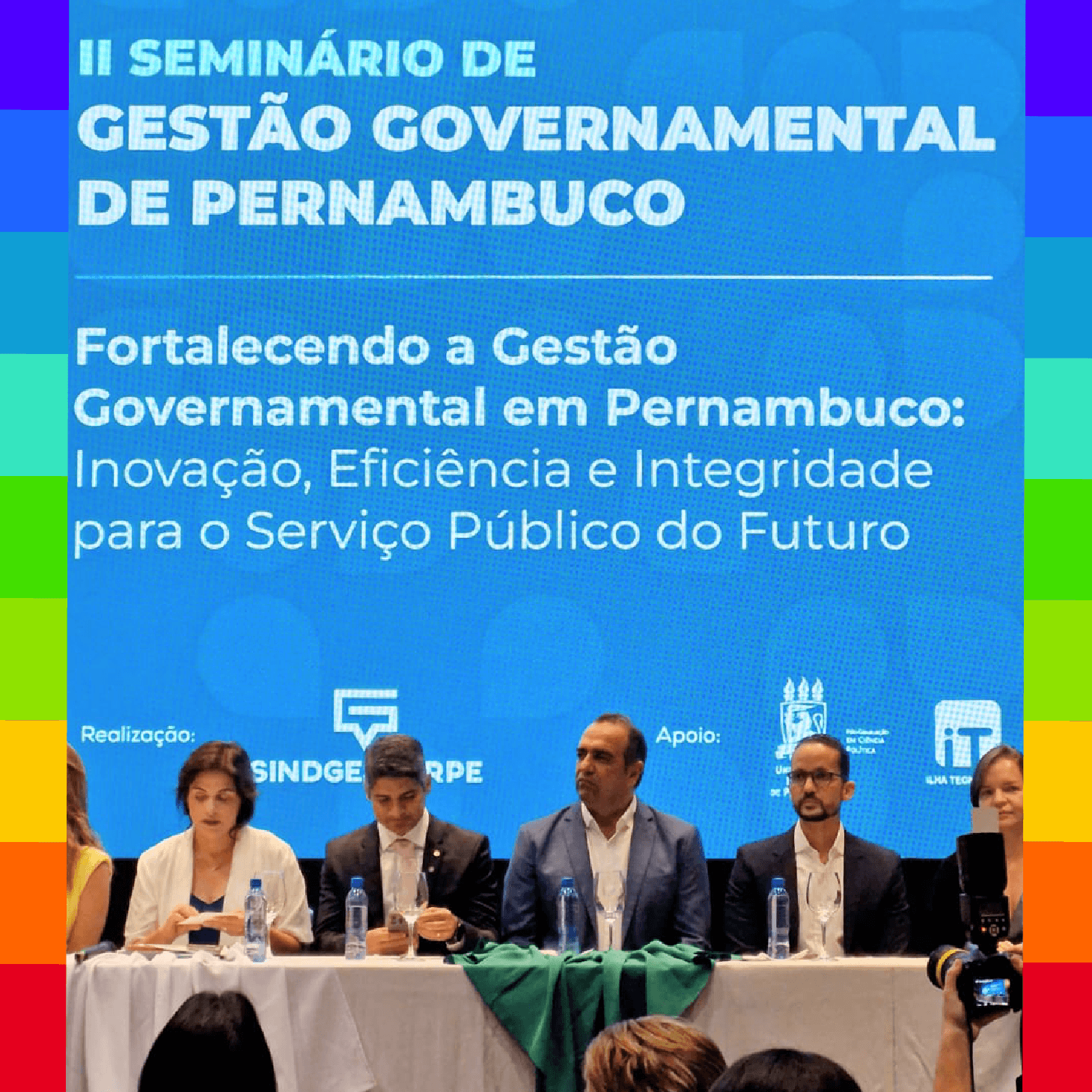 Imagem da matéria: Condepe/Fidem media debate em seminário para gestores governamentais